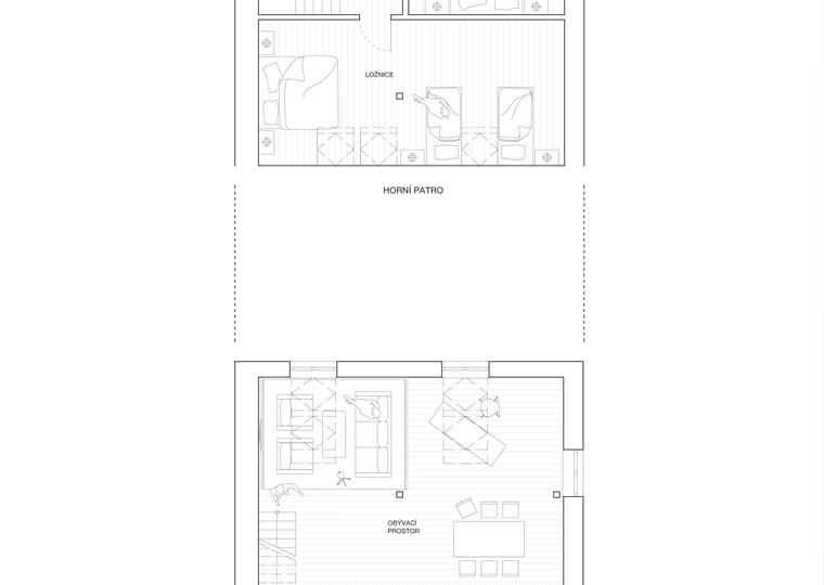 Půdorysy apartmánů